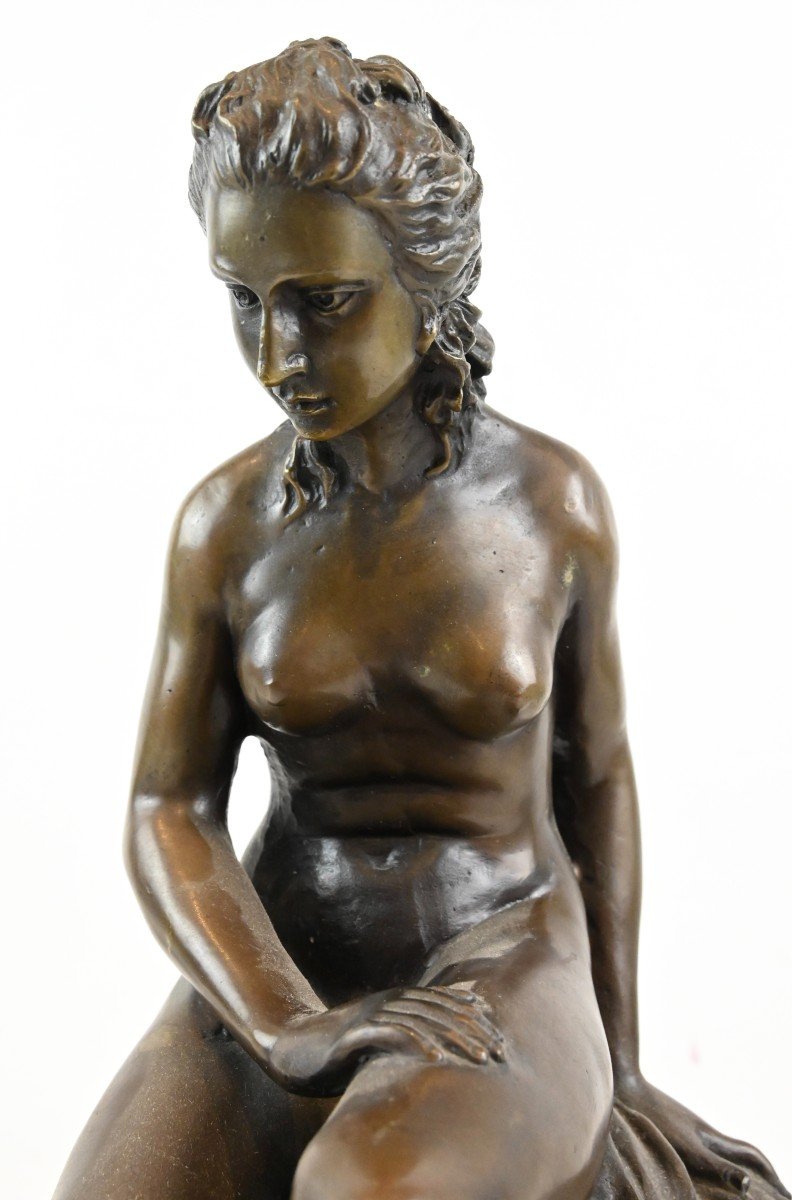 Pasquale Sgandurra - Figura di Donna in Bronzo - Italia Inizio XX secolo-photo-2